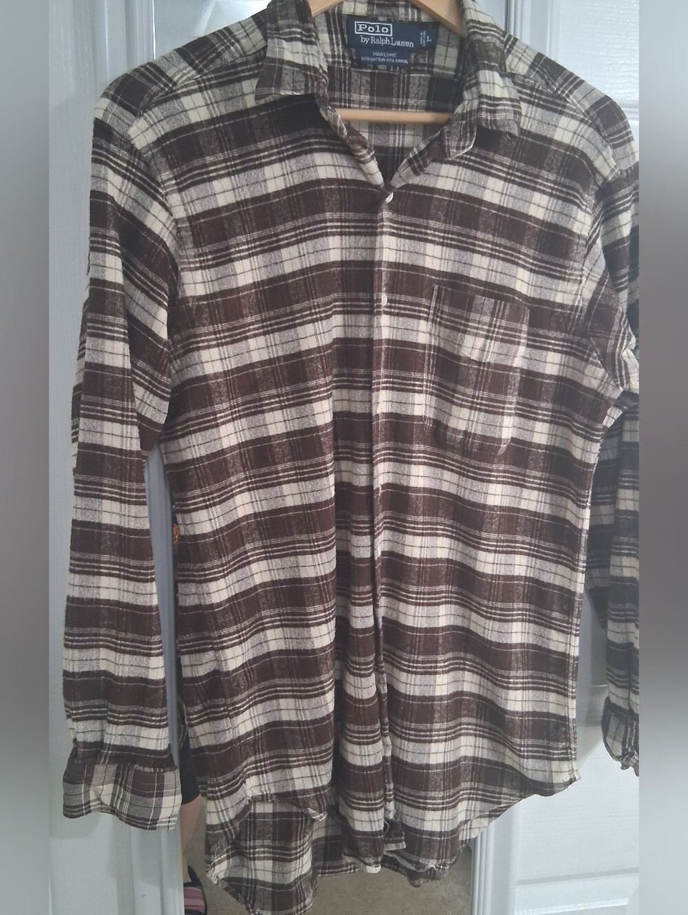 Polo by Ralph Lauren Men's Marlowe Plaid Button-Down Shirt Size L